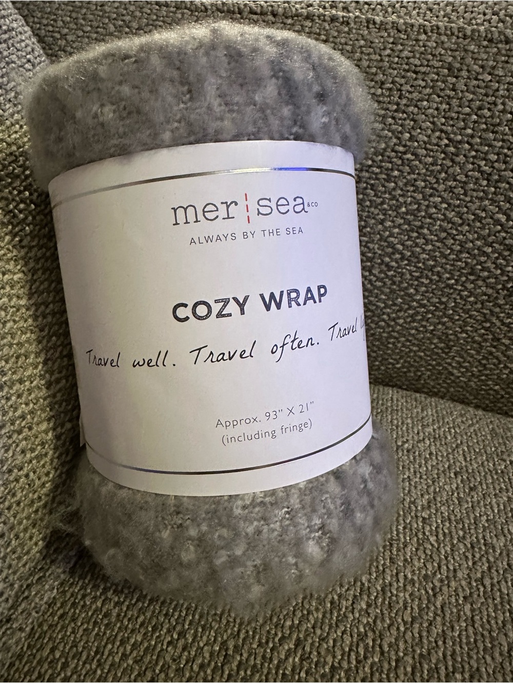 Cozy Wrap in Heather Gray